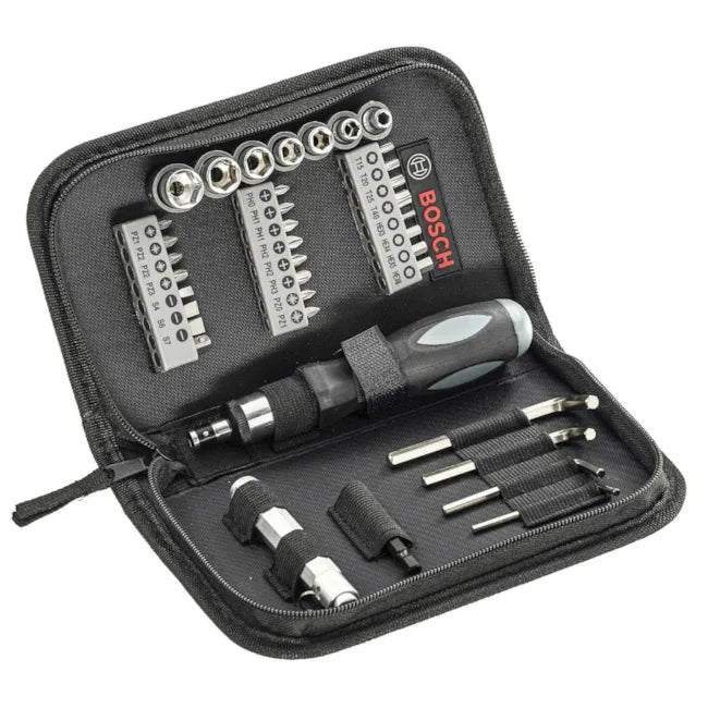 KIT DE BITS E SOQUETES COM 38 PEÇAS 2607017511 BOSCH
