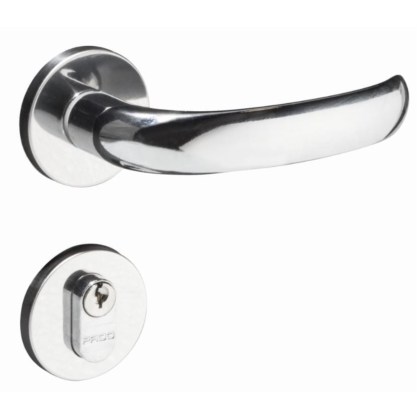 FECHADURA EXTERNA CONCEPT ROSETA CROMADO 406E CR PADO