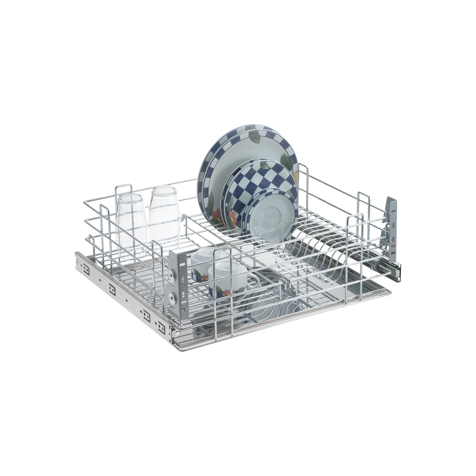 GAVETA ESCORREDOR COM BANDEJA INOX 570X210X450MM 45KG 2086 CROMADO SCHMITT