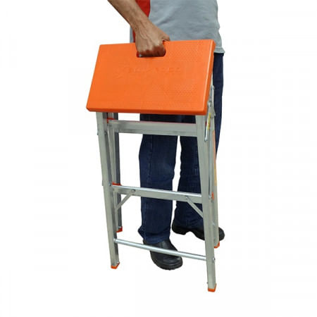 ESCADA BANCO EM ALUMÍNIO 3 DEGRAUS ESC0071GO BOTAFOGO