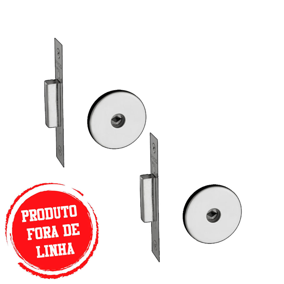 CONJUNTO FECHADURA AUXILIAR 2 TRAVAS QUÁDRUPLA REDONDA SM11000 IXP PADO