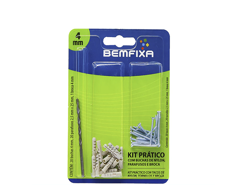 KIT PRÁTICO 4MM 3368 BEMFIXA