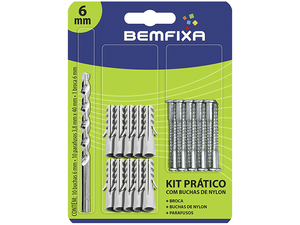 KIT PRÁTICO 6MM 3372 BEMFIXA