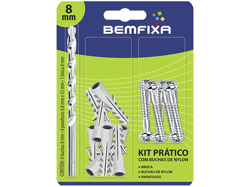 KIT PRÁTICO 8MM 3376 BEMFIXA