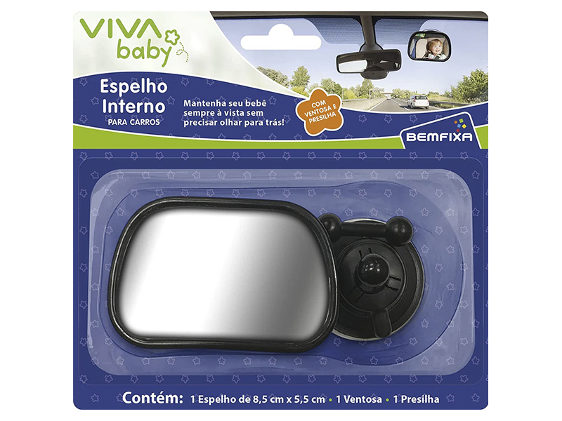 ESPELHO INTERNO PARA CARRO 5193 BEMFIXA