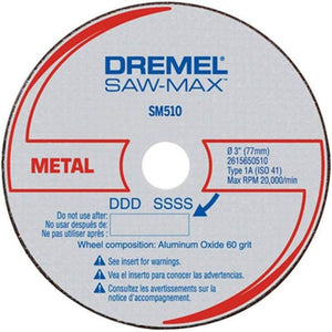 DISCO DE CORTE SAW-MAX SM510 3PC 2615S510NC DREMEL