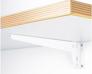 SUPORTE AÇO FICO COM ABA DIREITA 40CM BRANCO 6002410003