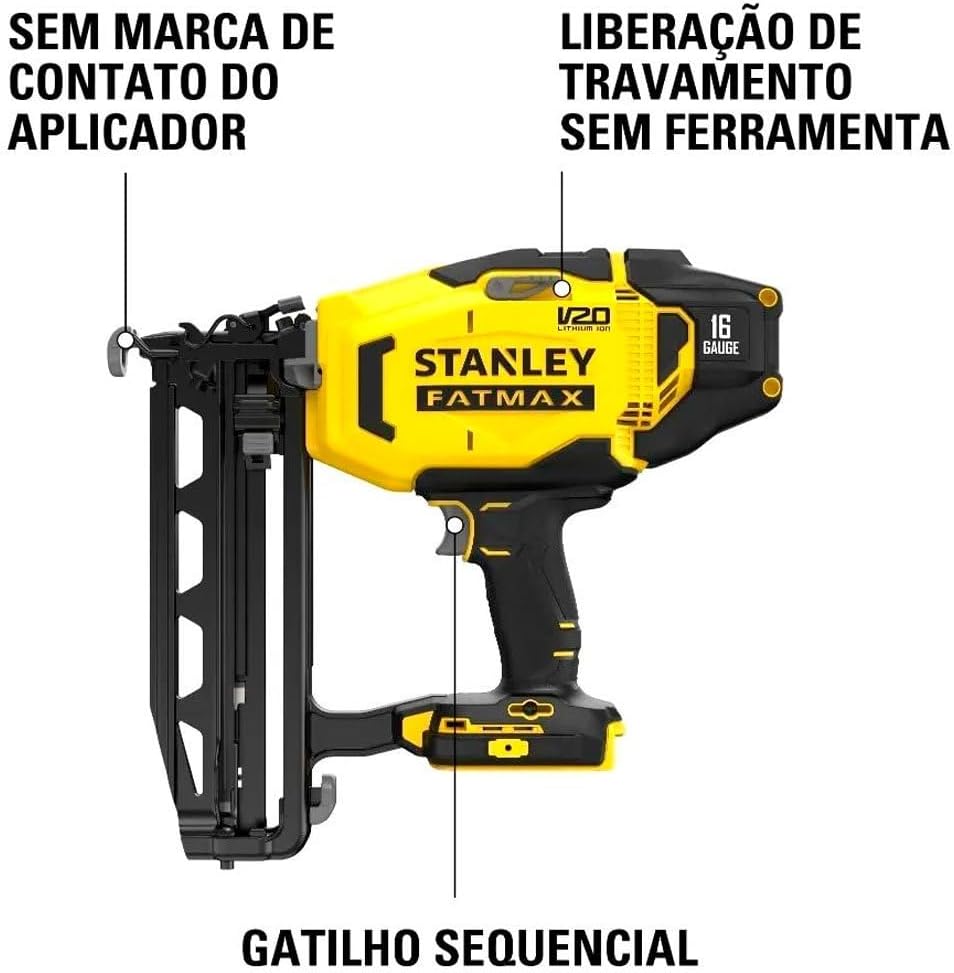 PINADOR 20V SCN616D1K PINOS DE 25 A 64MM STANLEY