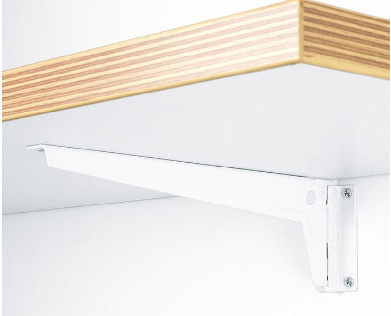 SUPORTE AÇO FICO COM ABA DIREITA 20CM BRANCO 6002210003