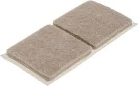 FELTRO QUADRADO BEGE 40X40MM COM 4 PRÇAS 9354 BEMFIXA