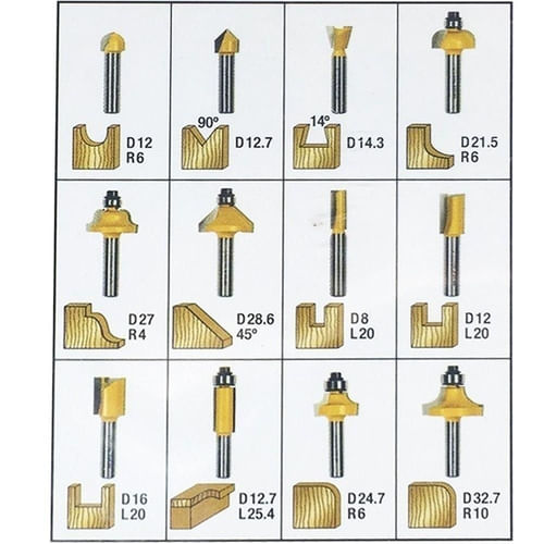 JOGO DE FRESAS 80MM COM 12 PEÇAS DW90016-LA DEWALT