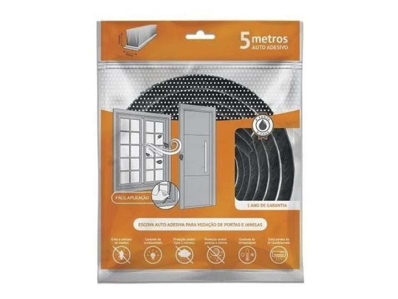 VEDA FRESTAS ESCOVA 10X7MM 5MT COMFORT DOOR