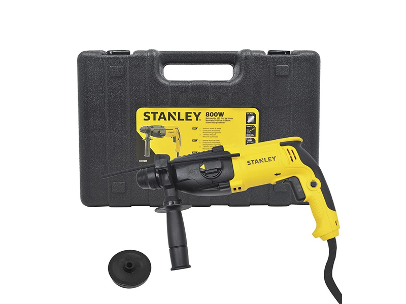 MARTELETE PERFURADOR ROMPEDOR SDS PLUS 800W 2,4J 2KG 220V SHR263K STANLEY