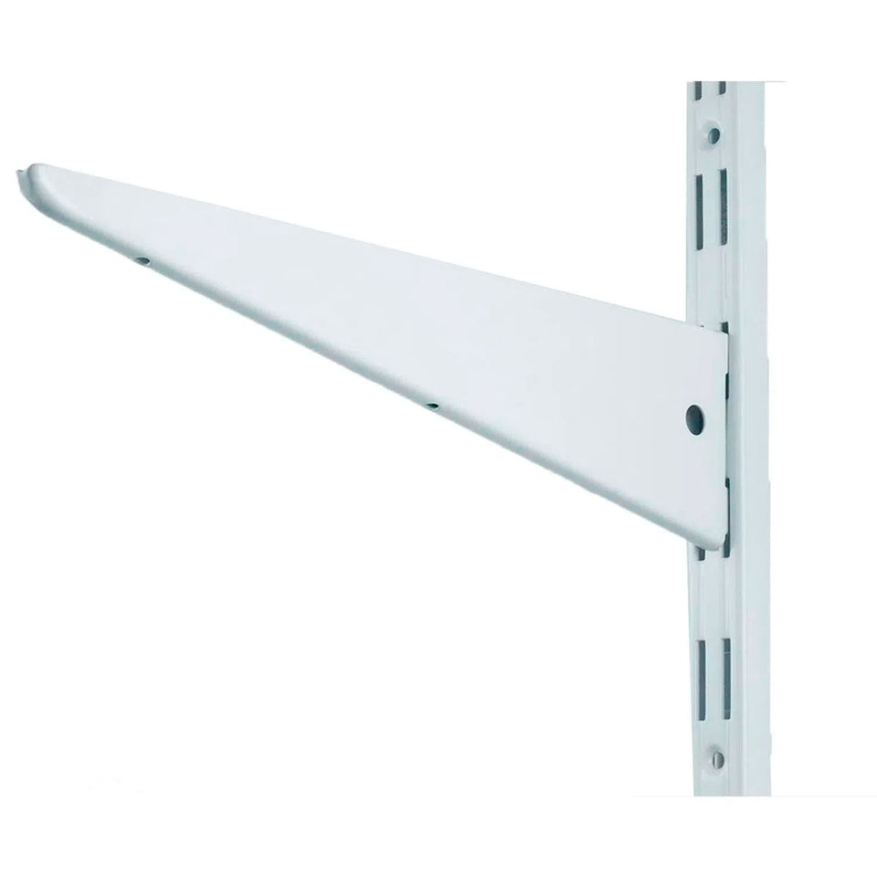 SUPORTE AÇO FICO 2 ENCAIXES 30CM BRANCO 6002300003