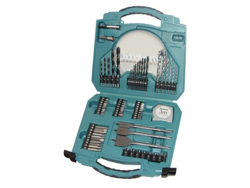 CONJUNTO DE BITS E BROCAS COM 71 PEÇAS MAKITA