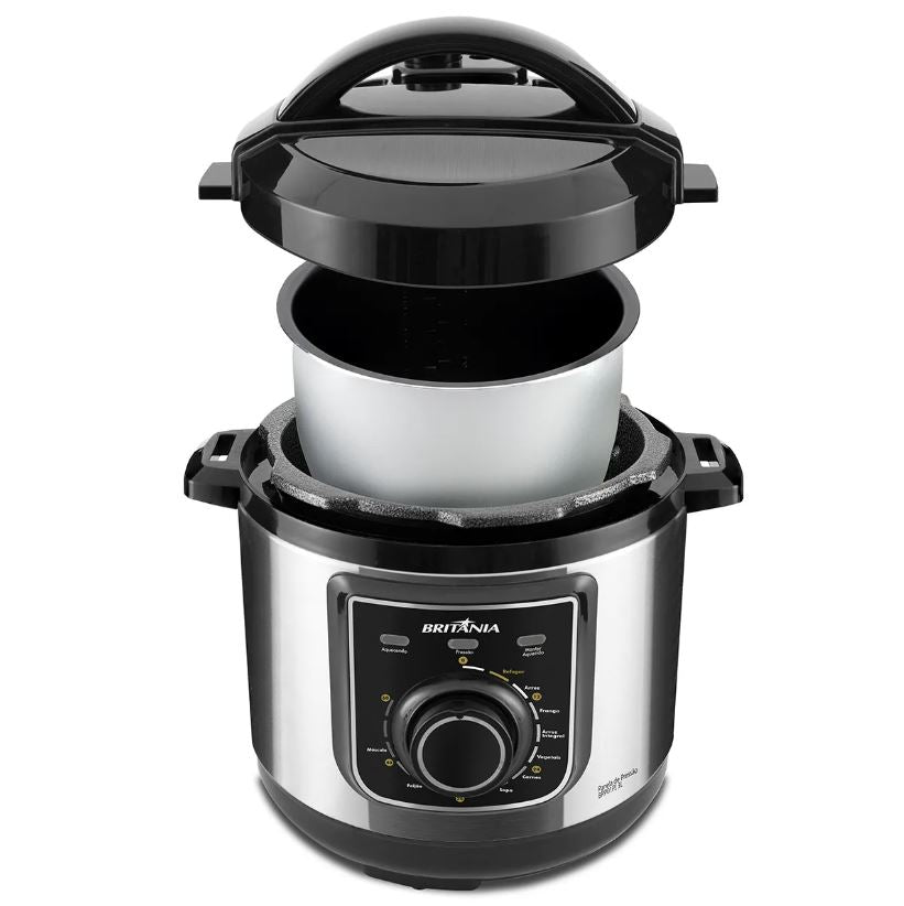 PANELA DE PRESSÃO BRITÂNIA BPP01PI MULTIFUNCIONAL 3L 220V