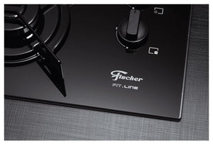 FOGÃO COOKTOP FISCHER A GÁS 4Q TRIPLA CHAMA FIT LINE MESA DE VIDRO BIVOLT 26299.57078