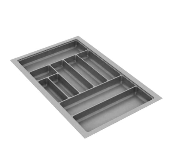 DIVISÃO DE TALHERES 740X480X50MM CINZA BRILHANTE 0706-CZ CANGO