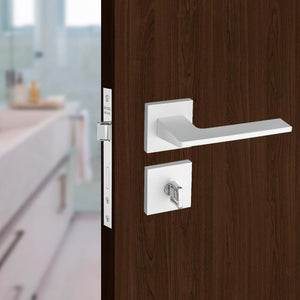 FECHADURA BANHEIRO SARA ROSETA BRANCO TEXTURA 502/90B BRT PADO