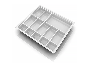 DIVISÃO CÉDULAS 478X425X50MM BRANCO 013-BR CANGO