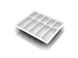 DIVISÃO CÉDULAS 425X365X50MM BRANCO 014-BR CANGO