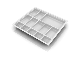 DIVISÃO CÉDULAS 580X410X50MM BRANCO 0133-BR CANGO