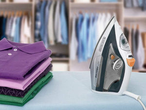 FERRO A VAPOR COM ANTI GOTEJAMENTO CINZA E LARANJA FX3100-B2 220V BLACK & DECKER