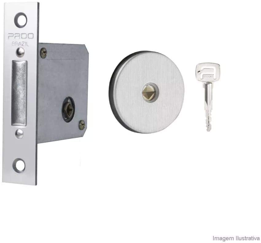 FECHADURA AUXILIAR TRAVA QUÁDRUPLA REDONDA SM1000 IXE PADO