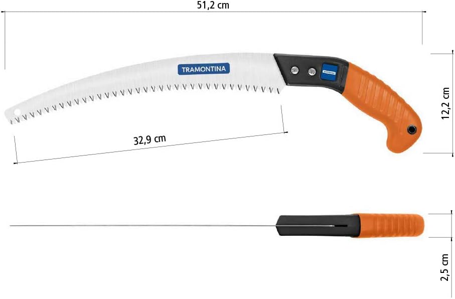 SERROTE DE PODA METÁLICO FIXO 12,8" / 320MM 78376001 TRAMONINA