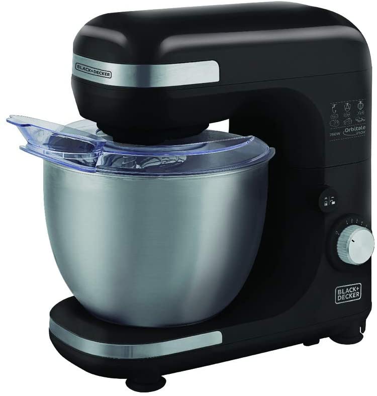 BATEDEIRA PLANETÁRIA COM TIGELA 8 VELOCIDADES 5L EM INOX 750W 220V PLAN2000P B&D