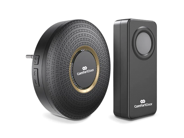 CAMPAINHA SEM FIO PRETA BIVOLT COMFORT DOOR