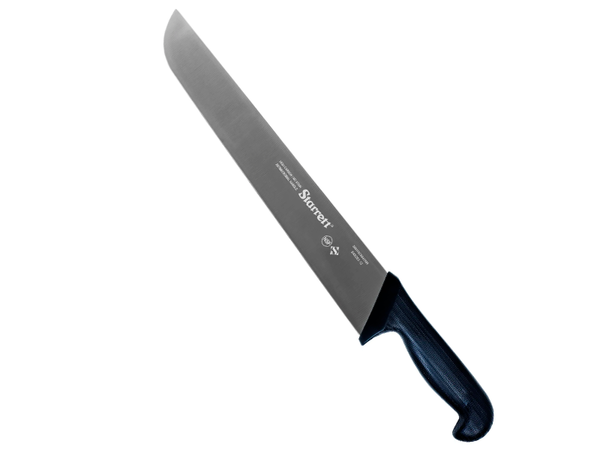 FACA PARA CARNE LÂMINA LARGA 25CM KBKB203 PRETO STARRETT