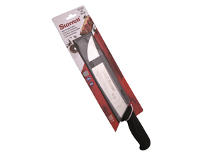 FACA PARA CARNE LÂMINA CURVA 25CM KBKB205 PRETO STARRETT