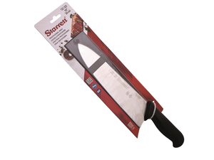 FACA PARA CARNE LÂMINA TRIANGULAR 25CM KBKB301 PRETO STARRETT