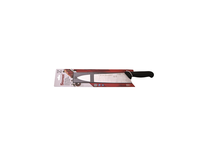 FACA PARA CARNE LÂMINA TRIANGULAR. 20CM KBKB301 PRETO STARRETT