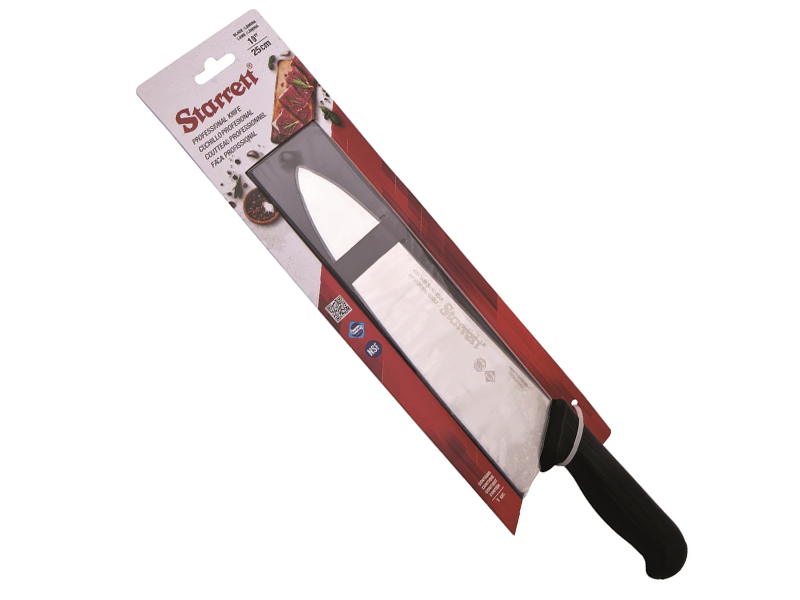 FACA PARA CARNE LÂMINA TRIANGULAR. 20CM KBKB301 PRETO STARRETT