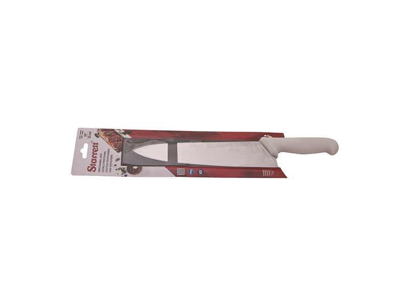 FACA PARA CARNE LÂMINA TRIANGULAR 20CM KBKW301 BRANCO STARRETT
