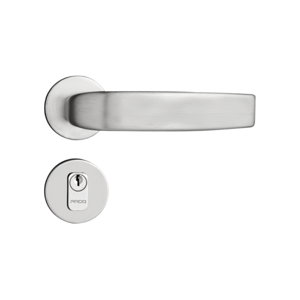 FECHADURA EXTERNA VICTÓRIA ROSETA CROMADO ACETINADO 504/90E CRA PADO