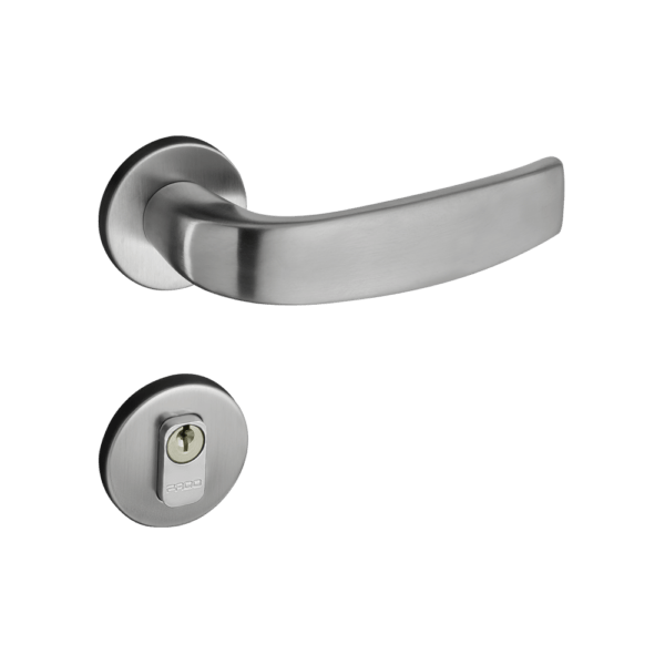 FECHADURA EXTERNA VICTÓRIA ROSETA CROMADO ACETINADO 504/90E CRA PADO