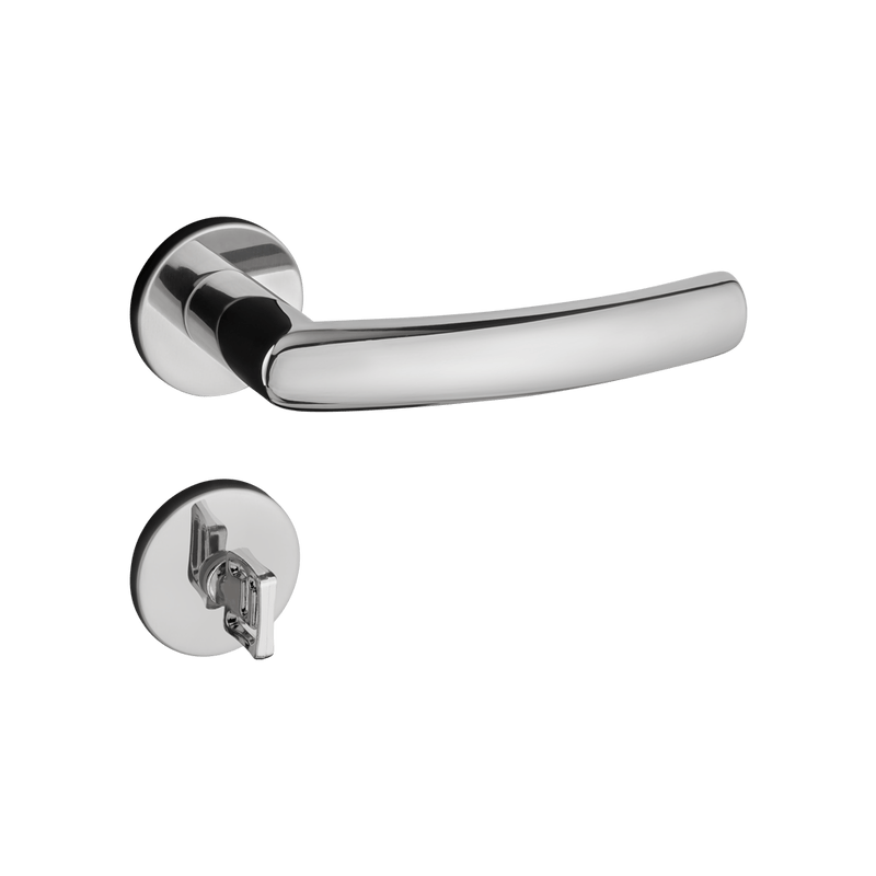 FECHADURA BANHEIRO LUMA ROSETA INOX POLIDO 582/90B IXP PADO