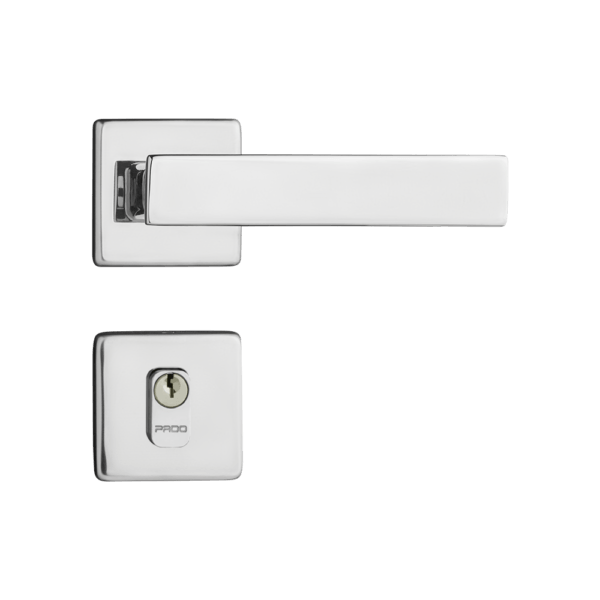 FECHADURA EXTERNA QUADRA ROSETA CROAMDO 701/80E CR PADO