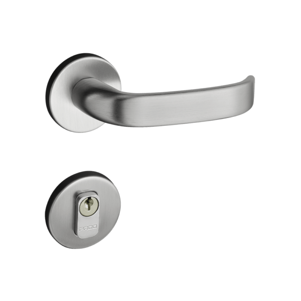 FECHADURA EXTERNA MAGNUM ROSETA CROMADO ACETINADO 931/80E CRA PADO