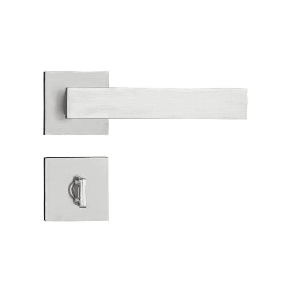 FECHADURA BANHEIRO QUADRA ROSETA CROMADO ACETINADO 701/80B CRA PADO