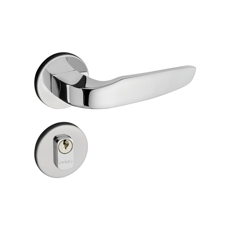 FECHADURA EXTERNA IBIZA ROSETA CROMADO 194/90B CR PADO