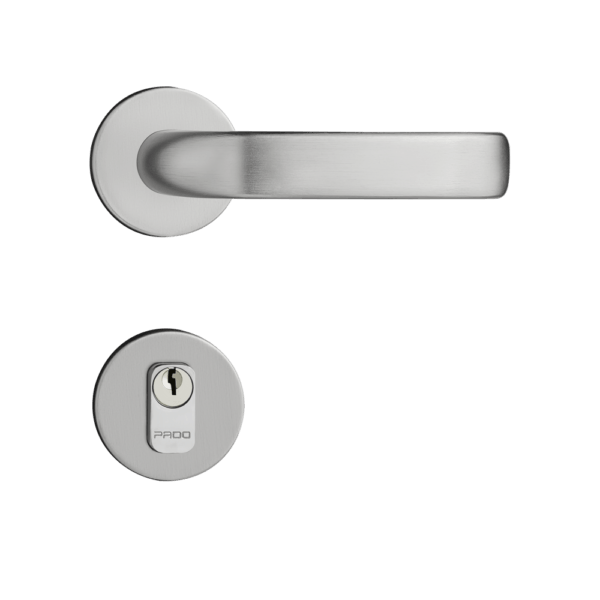 FECHADURA EXTERNA MAGNUM ROSETA CROMADO ACETINADO 931/80E CRA PADO