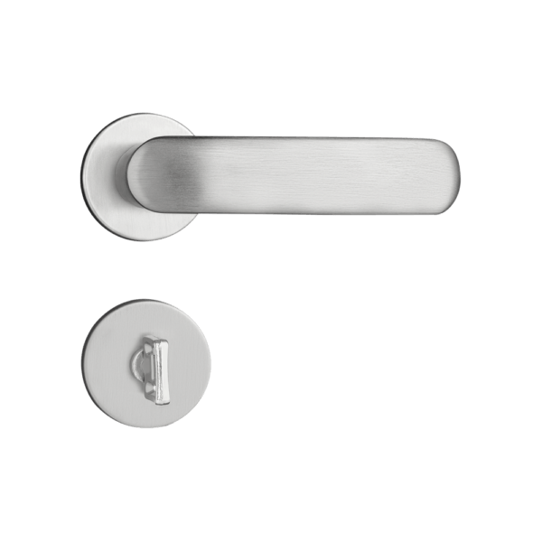 FECHADURA BANHEIRO MADRID ROSETA CROMADO ACETINADO 506/80B CRA PADO