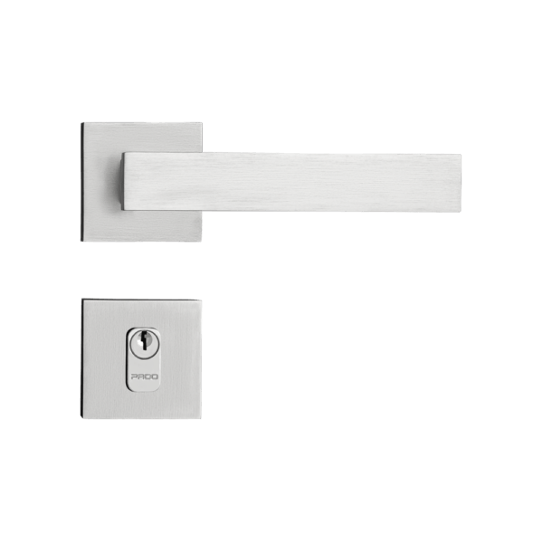 FECHADURA EXTERNA RETRO ROSETA CROMADO ACETINADO 411/90E CRA PADO