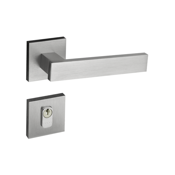 FECHADURA EXTERNA RETRO ROSETA CROMADO ACETINADO 411/90E CRA PADO