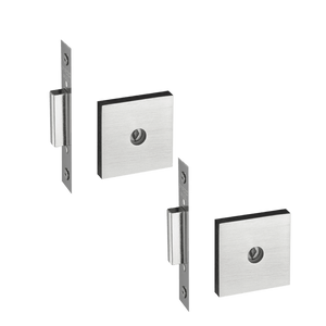 CONJUNTO FECHADURA AUXILIAR 2 TRAVAS TETRA QUADRADO SM11500 CRA PADO