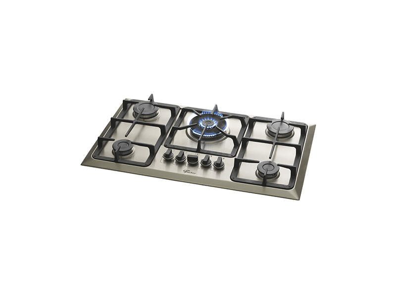 FOGÃO COOKTOP 5Q TC GÁS MESA 23678.54121 INOX BIVOLT FISCHER